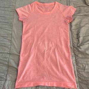 Lululemon Swiftly Tech Pink / Peach Size 2 Full length
